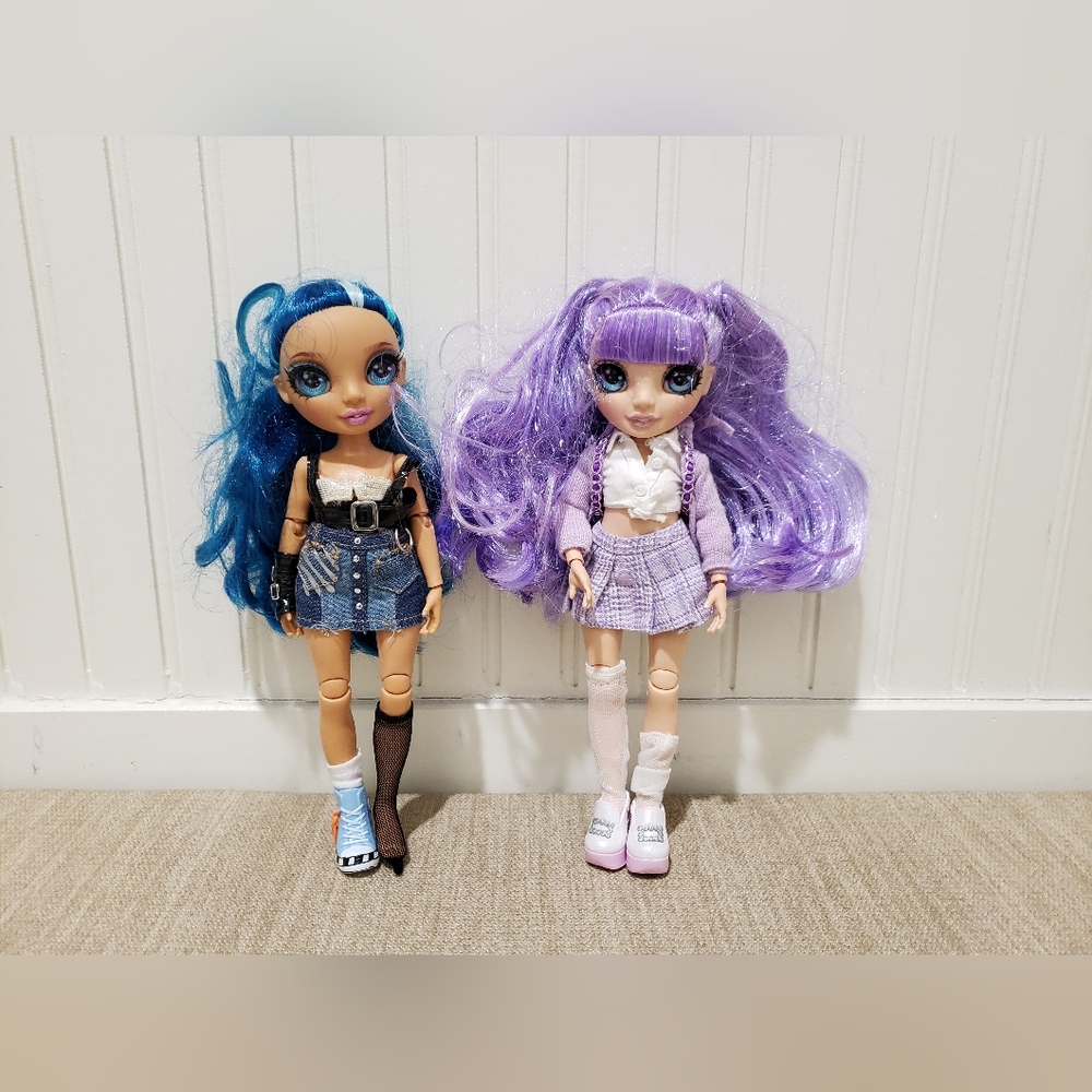 RAINBOW HIGH Skyler Bradshaw & Violet Willow Dolls Lot (9") MGA Entertainment